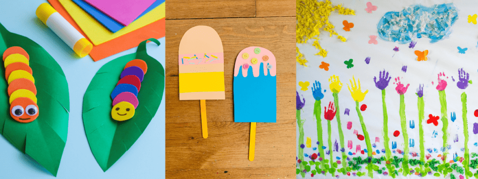 11 Wonderfully cute and super simple summer crafts for kids - Happity Blog