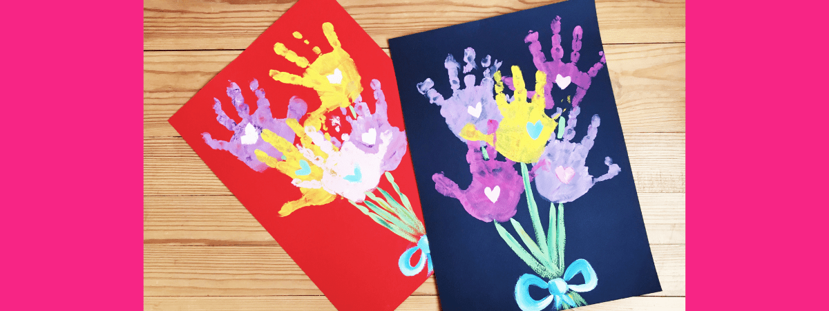 summer-crafts-hand-print-blooms - Happity Blog